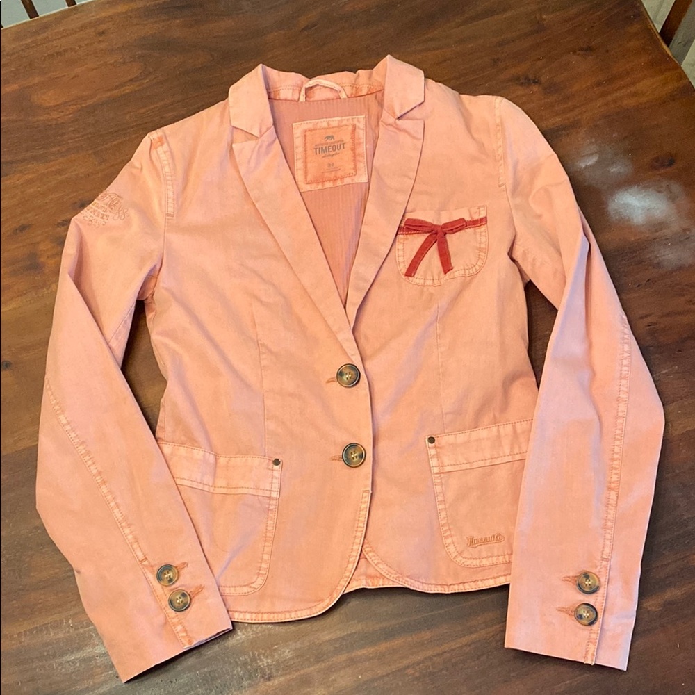 Timeout Smoke Rose Blazer